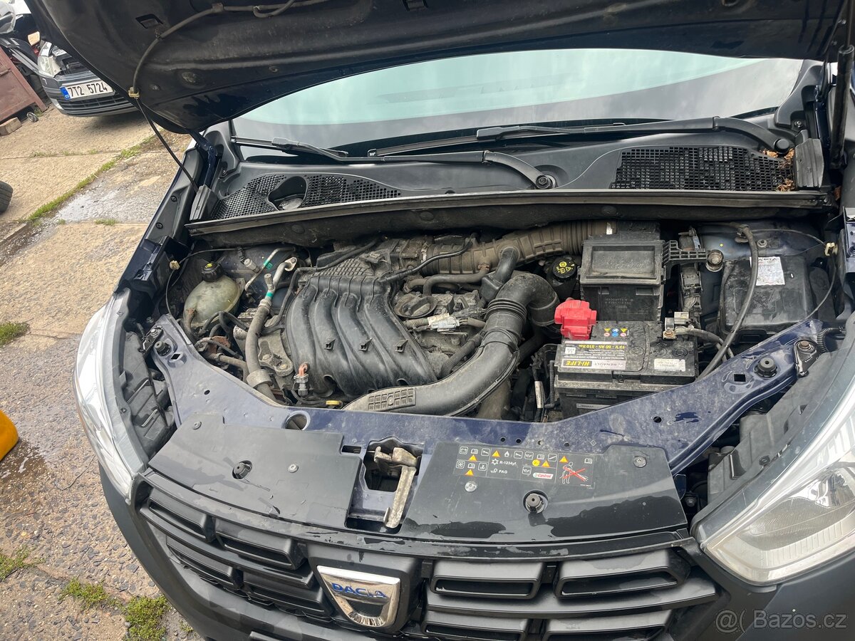 Dacia dokker 2019 1,6i 75 kw 2 místa - 10