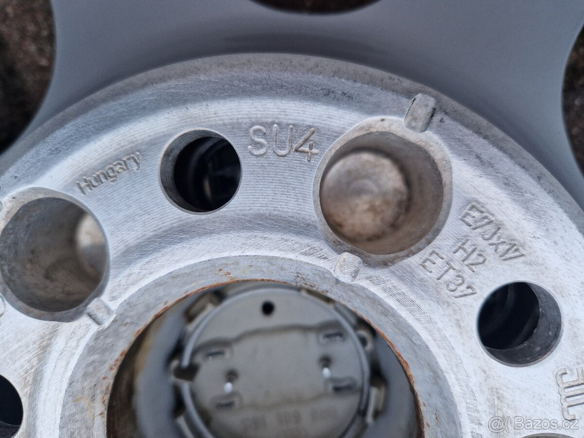 AUDI - ORIGINÁL AL.KOLA+4xZIMNÍ PNEU CONTINENTAL 235/65R17 - 10