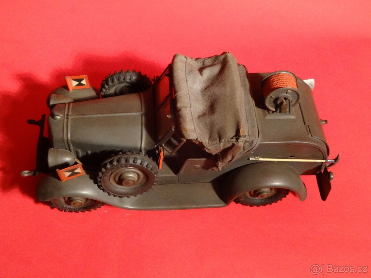 Hausser Elastolin Telefon Kübelwagen měřítko 7,5 cm - 10