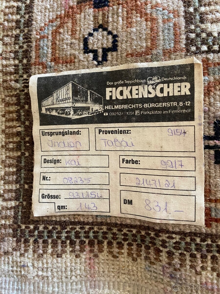 Koberec handmade 100% vlna 160x90 - 10