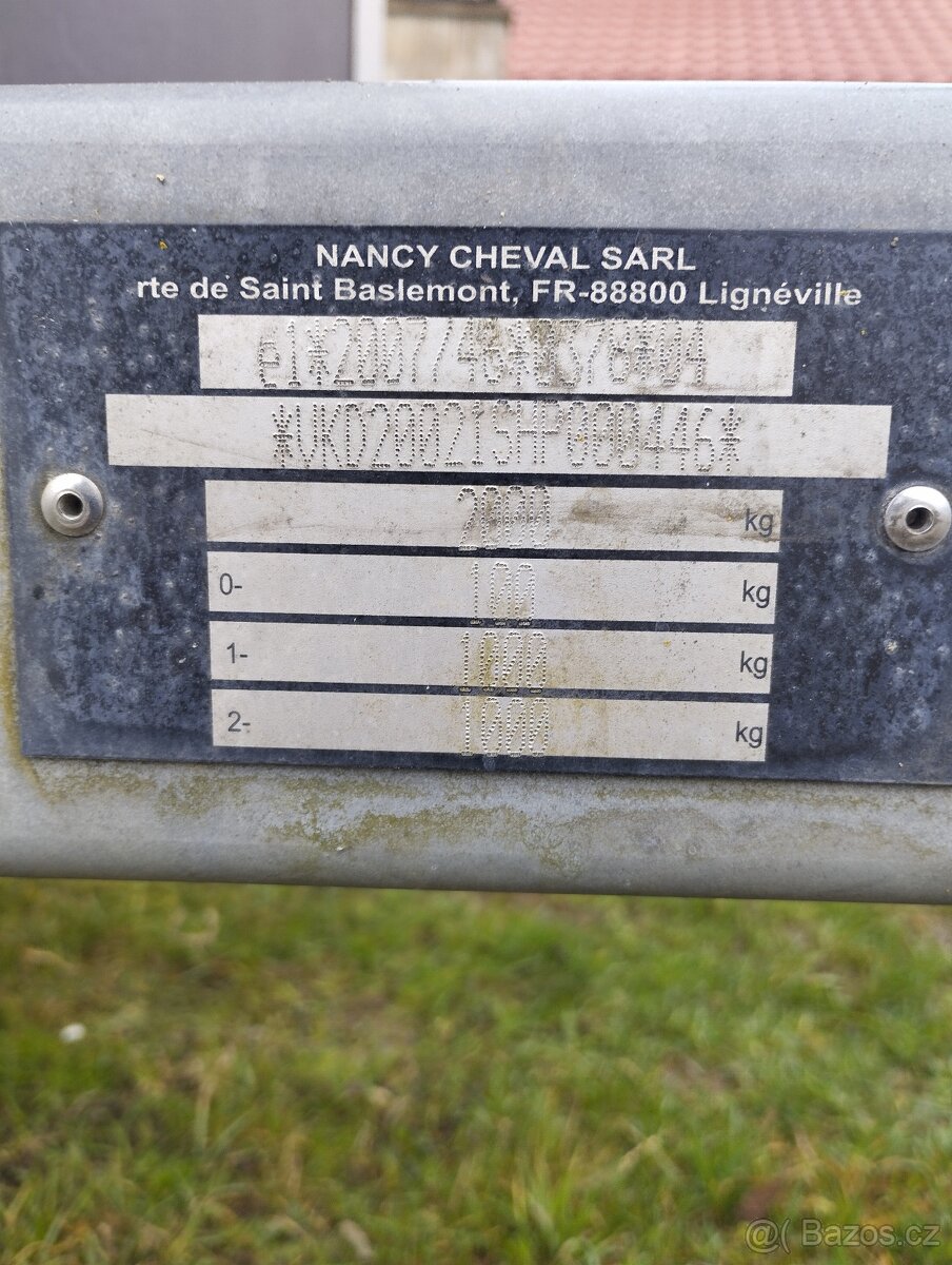 Koňský vlek CHAVEL LIBERTE GOLT - 10