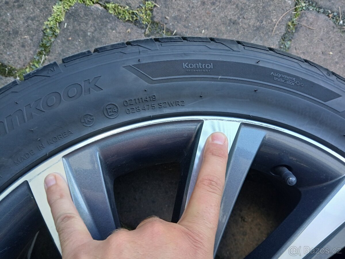 ALU kola,sada, originál Škoda PERSEUS,225/45 R18,5x112,TOP - 10