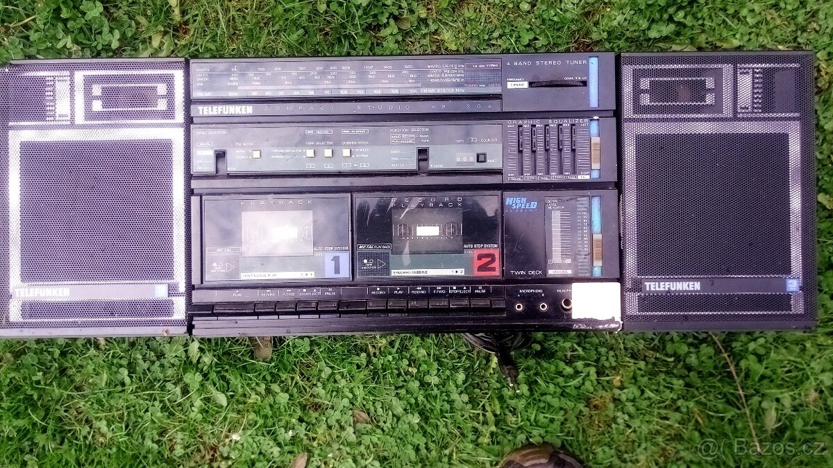 Retro kazeťák TELEFUNKEN HP 204 - 10