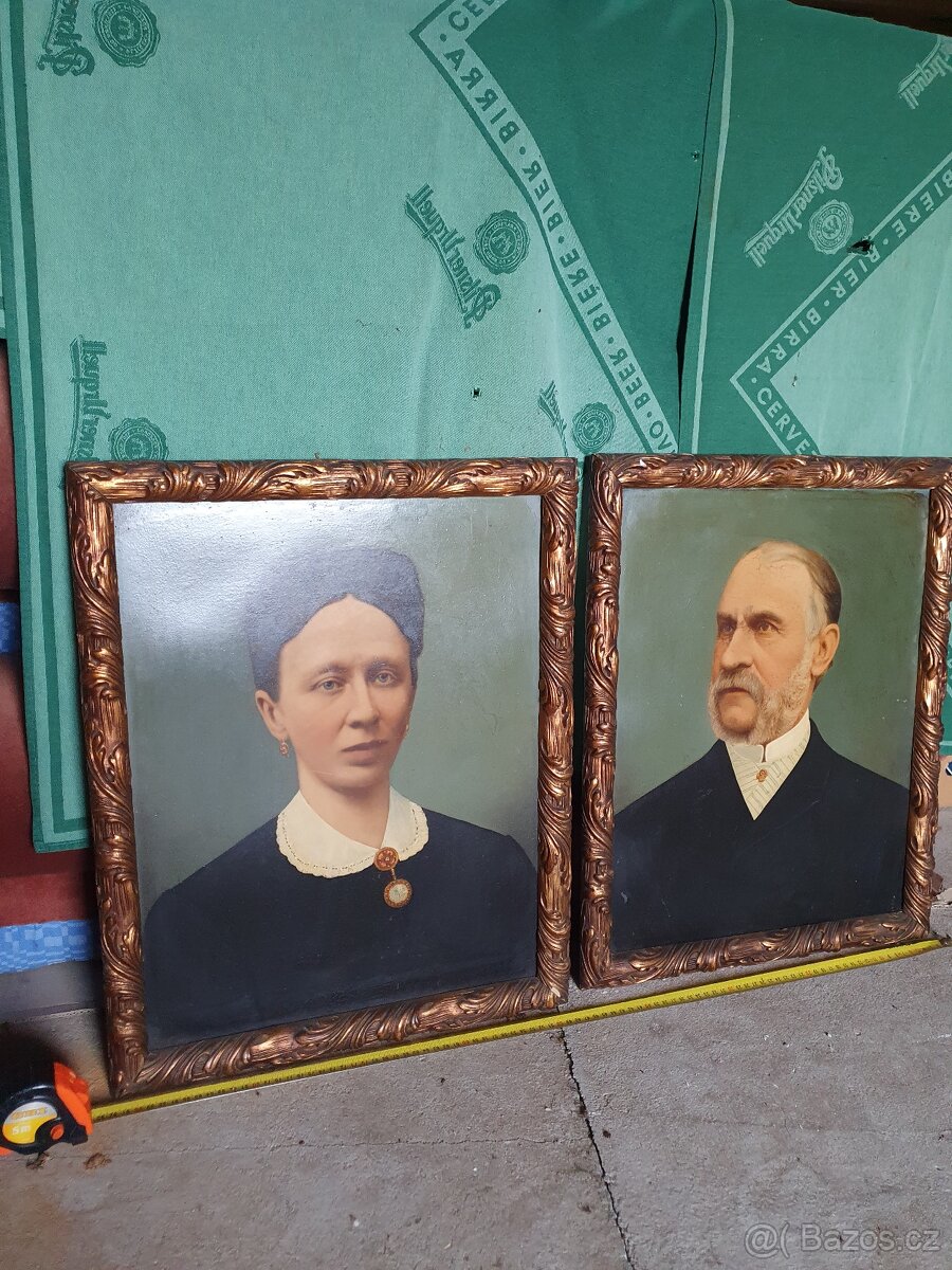 Obrazy staré olej - 10