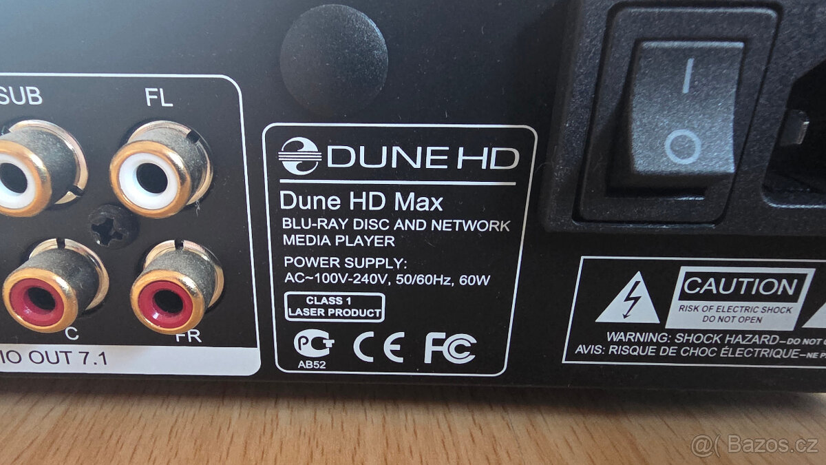 DUNE HD MAX Blue-Ray DVD CD HDD Network Media přehrávač - 10