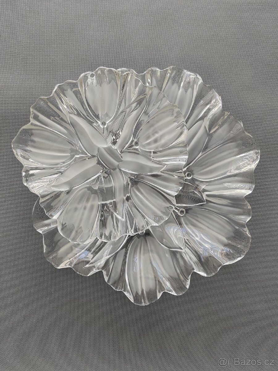 Sada skleněných servirovacich talířů a mísy od Mikasa - 10