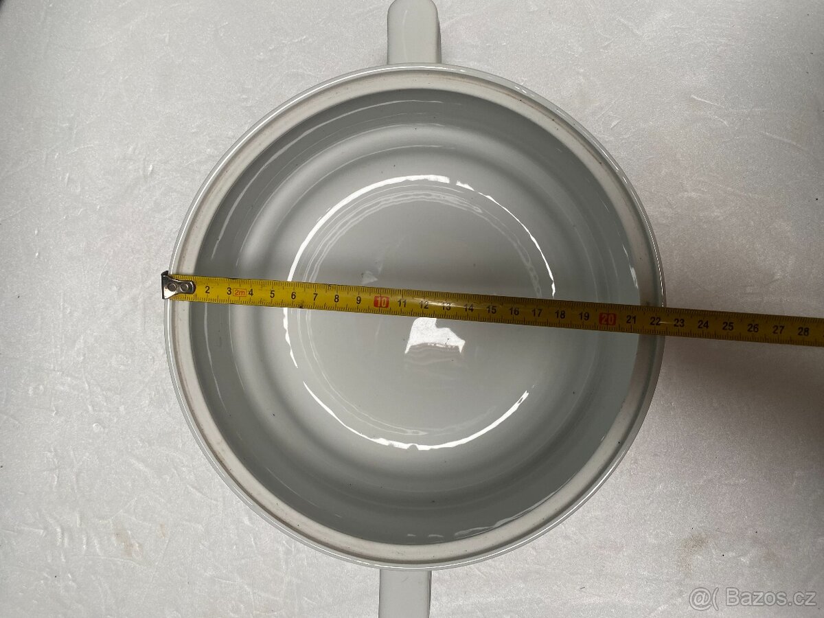 Polévkové mísy 2,6 l – sada 2 ks, 1x s víčkem - 10