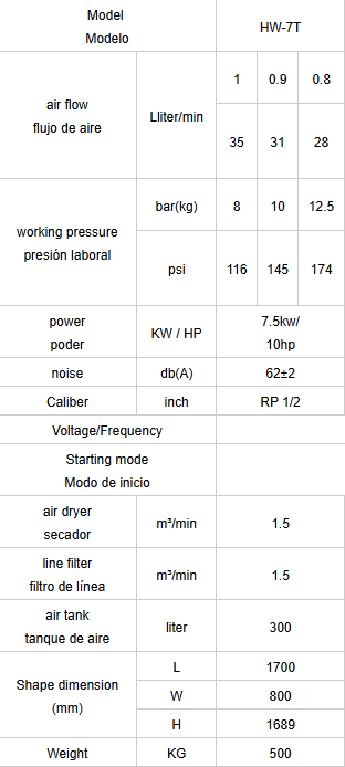 Šroubový kompresor + sušička vzduchu - 10