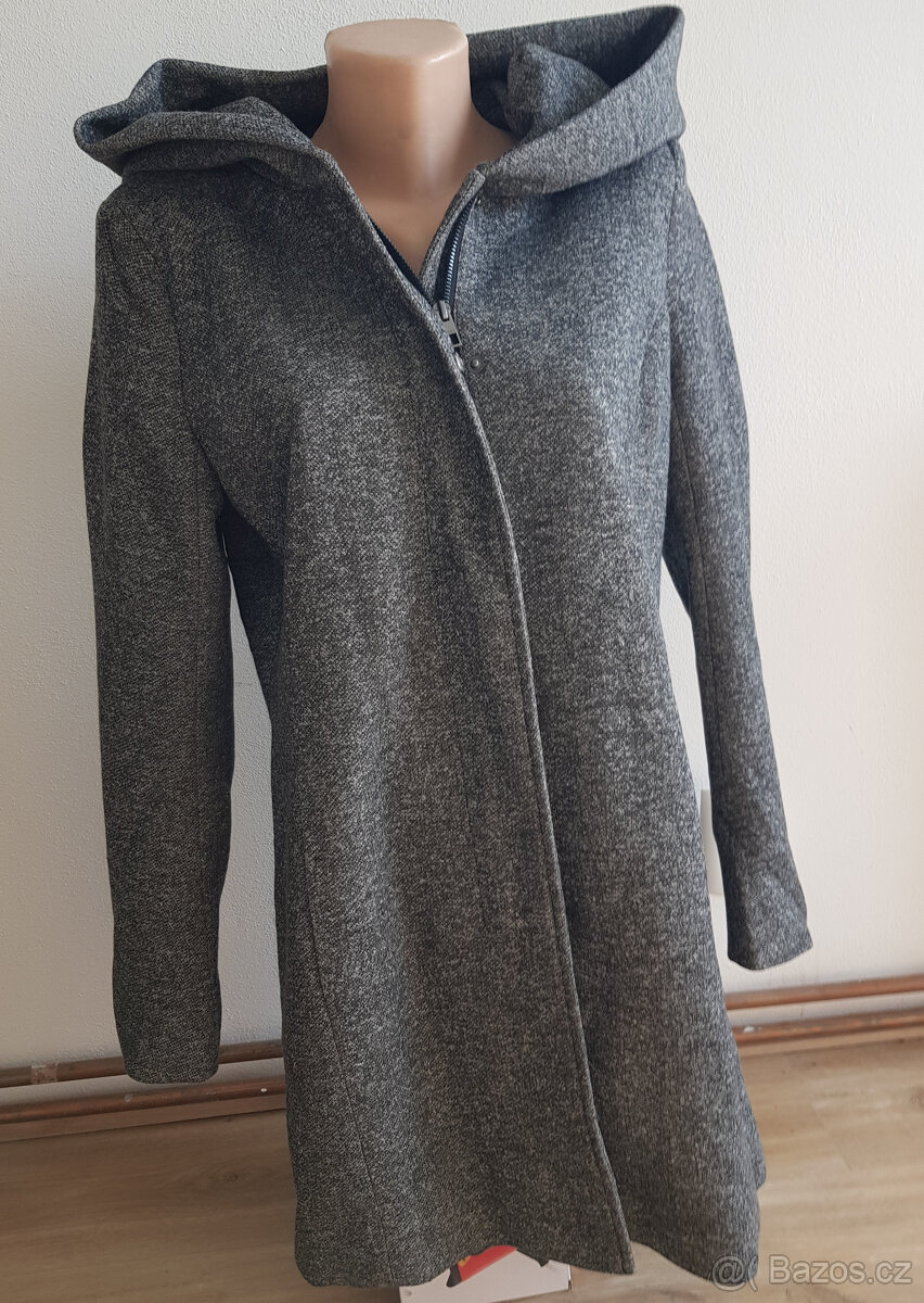 Šedý kabát ONLY vel. M - 10