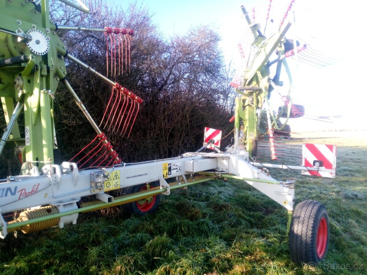 Nahrabovač, shrnovač sena a píce CLAAS LINER 1550TWIN - 10