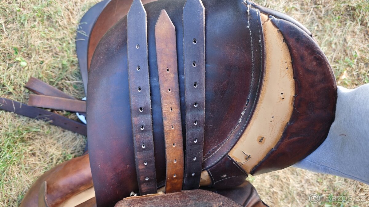 Prodám kožené jezdecké sedlo Passier posedlí 18" - 10