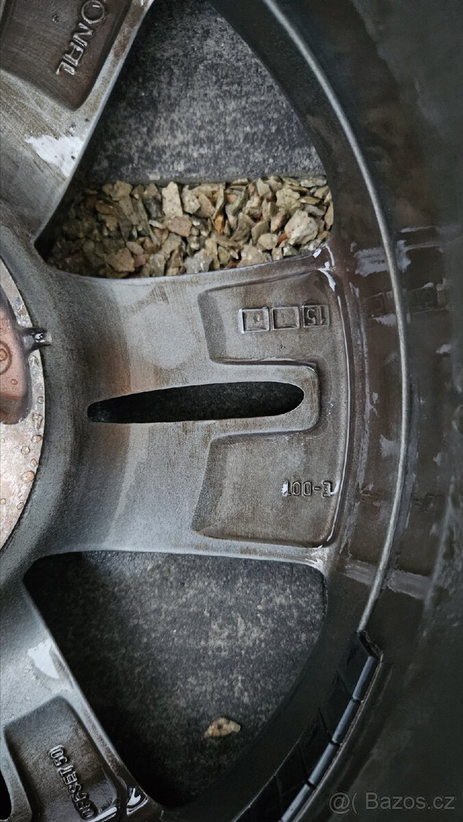 Prodám originál hyundai alu kola 16" + letní + tpms - 10