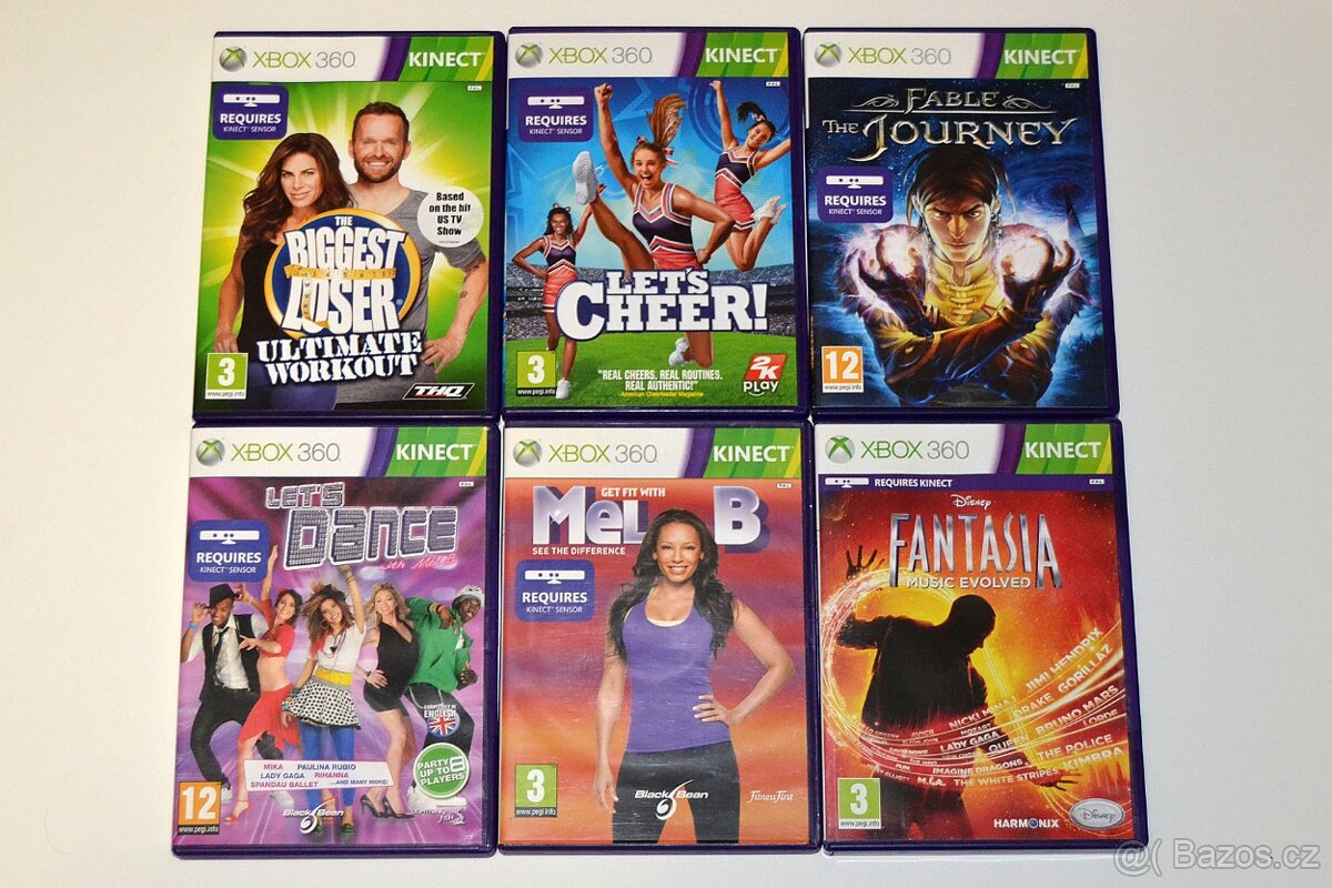Kinect hry pre Xbox 360 Just Dance, Zumba, Sports - 10