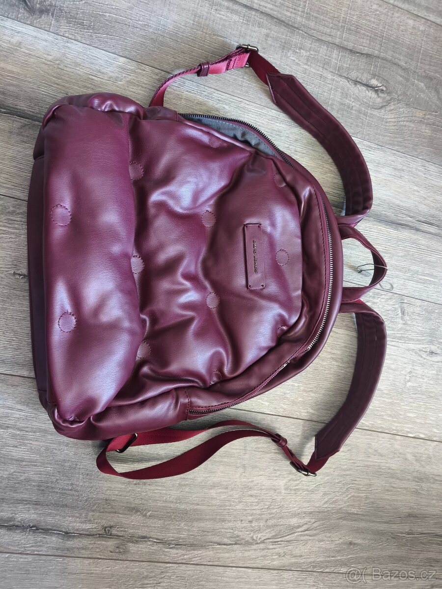 Dámský batůžek David Jones vínový - 10