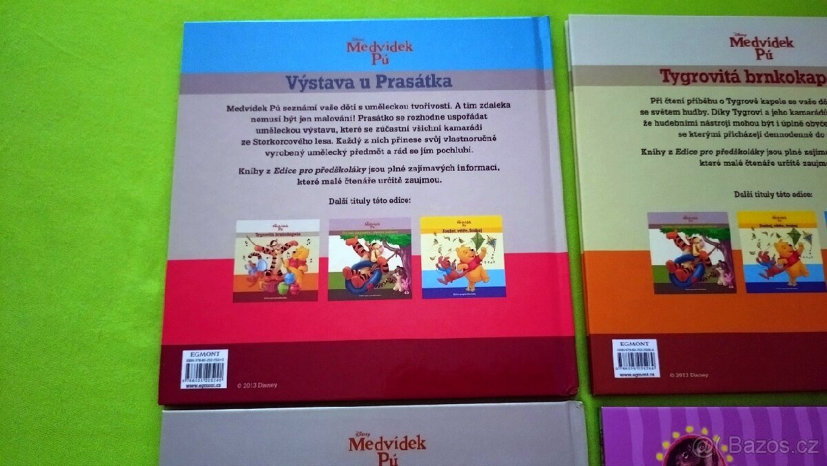 4x kniha medvídek Pooh pro předškoláky - 10