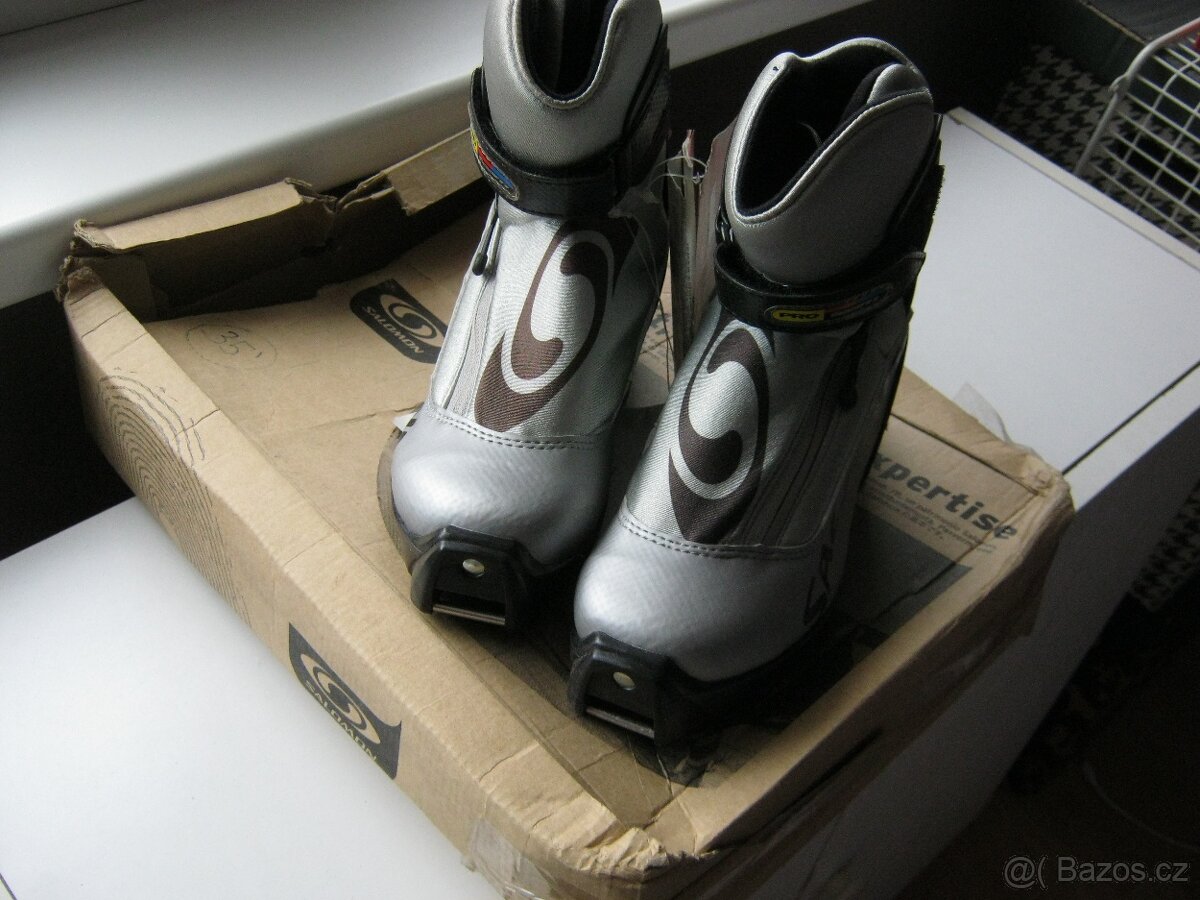 Nové boty na běžky SALOMON PRO TEAM vel.35, SNS - 10