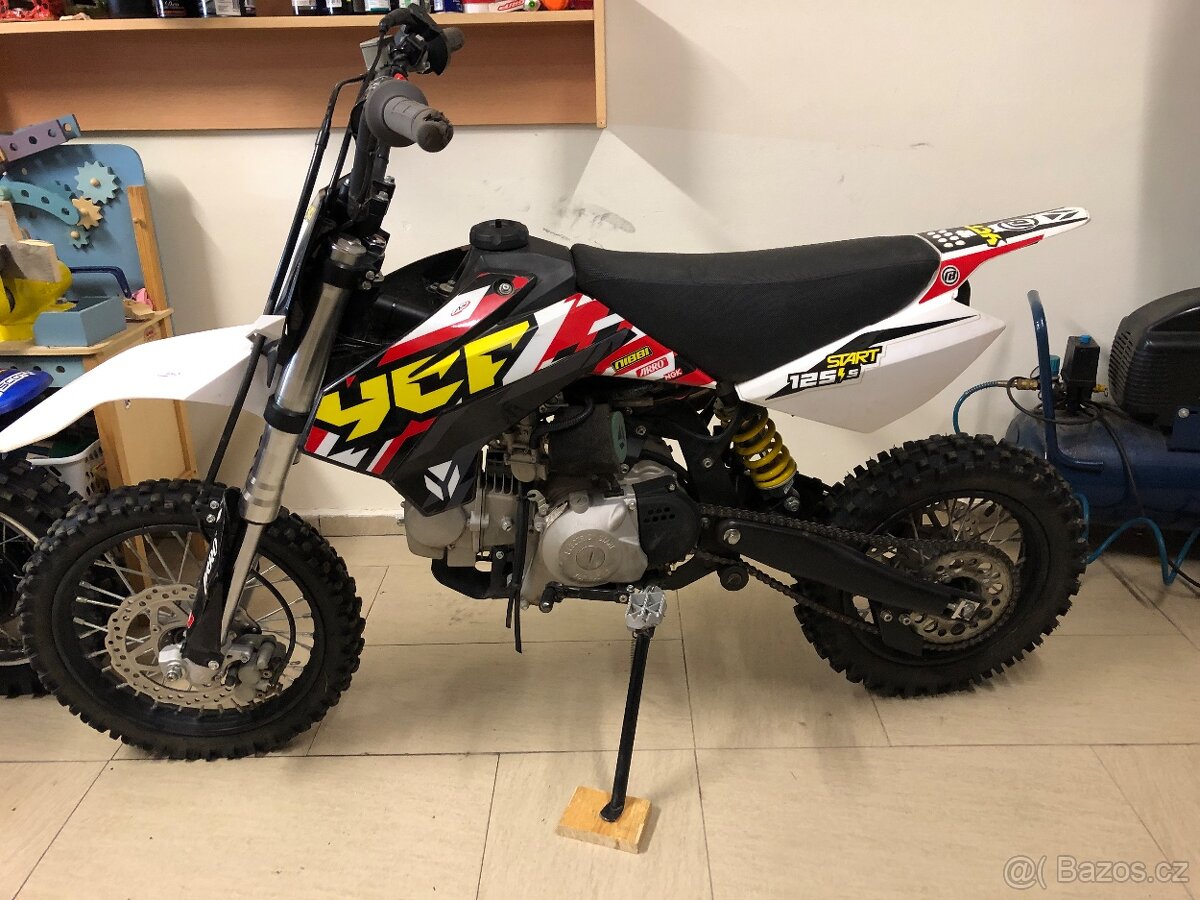 Pitbike YCF 125 start - 10