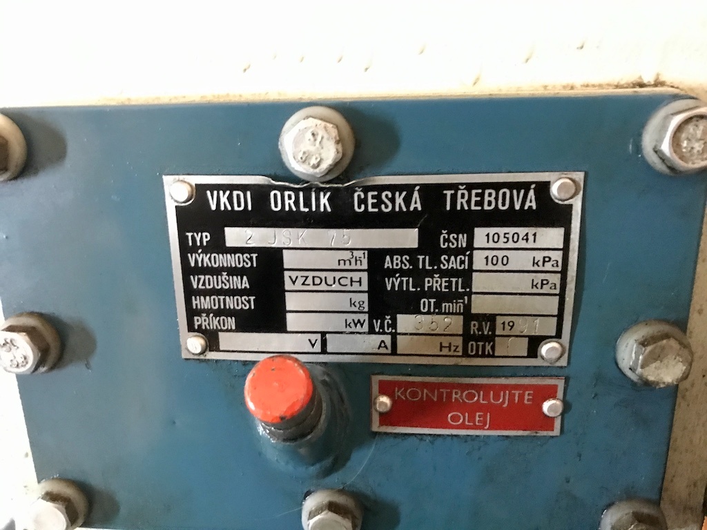 Kompresor Orlík PKS 50 / 2-JSK 75 - 300l _ 7,5 kW _ ZÁRUKA - 10