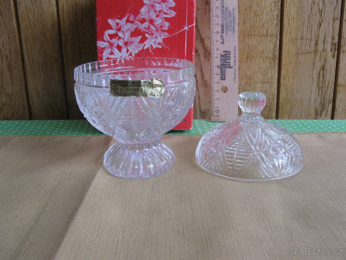 Originál broušené sklo,Bohemia skleničky - 10