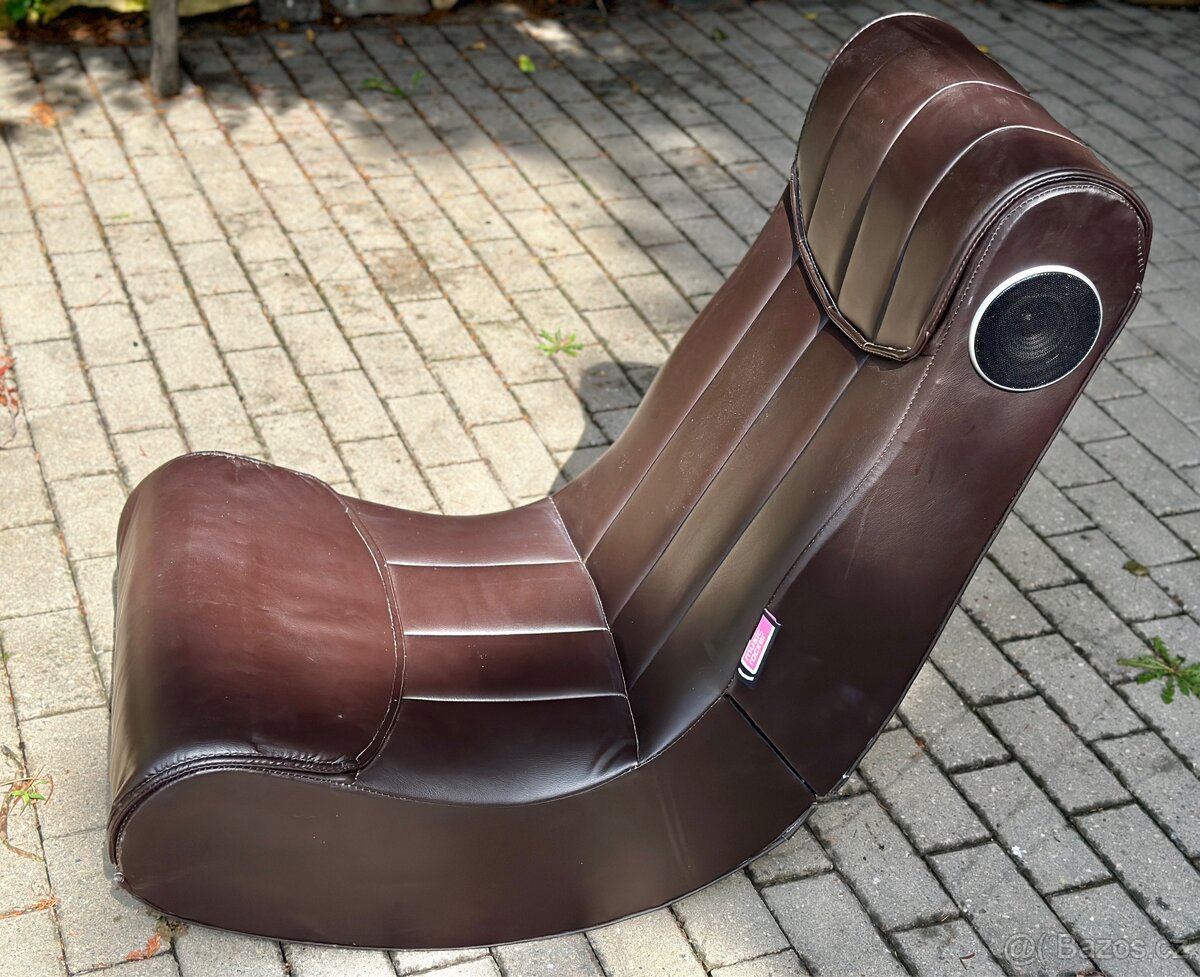 Herní a odpočinkové houpací křeslo s reproduktory - 10