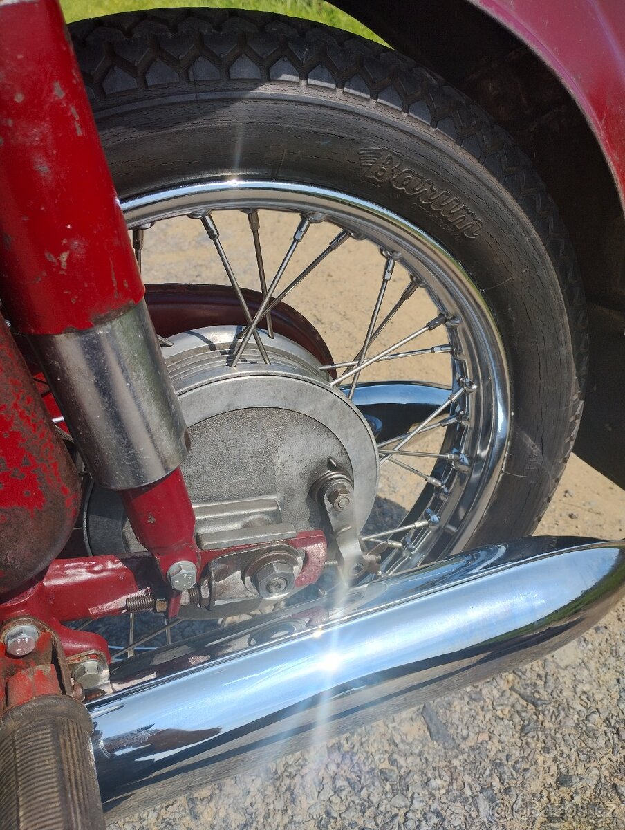 Původní jawa kývačka 250/353 1957 po komple - 10