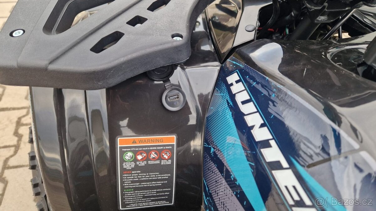 Dětská čtyřtaktní čtyřkolka Hunter II 125ccm 3 rych. pol. 8 - 10