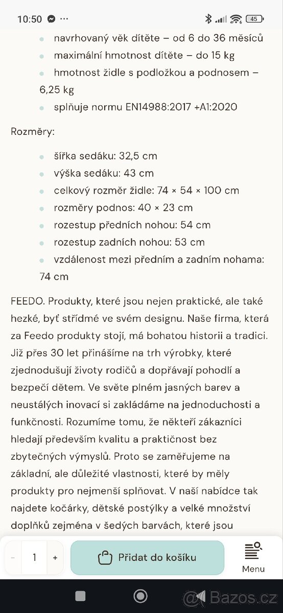 Jídelní židlička - 10