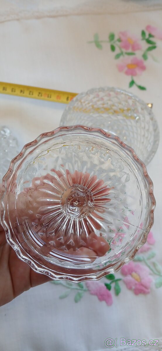 Křišťálová solnička a cukřenka - 10