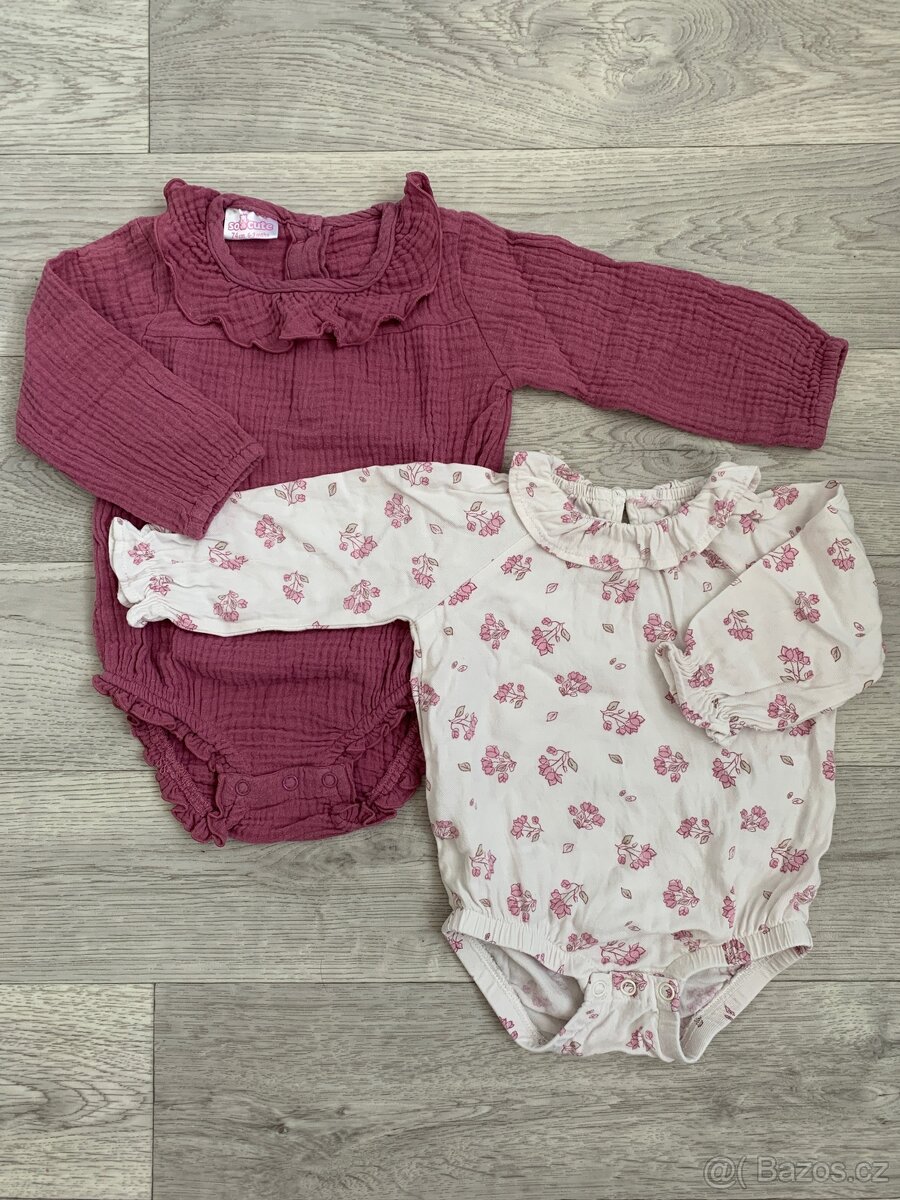 Balíček oblečení holka, dívka, velikost 6-9 m. / 74 - 10