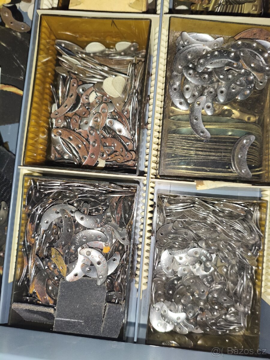 Obuvnické kování, hřebíky, podkovy, , klenky - 10