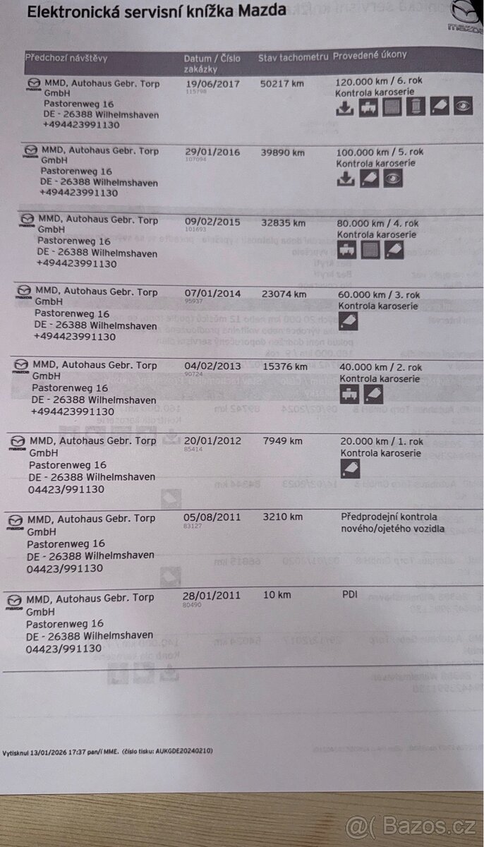 MAZDA 3 1.6 77 KW 90TH ANNIVERSARY - BENZÍN - 10