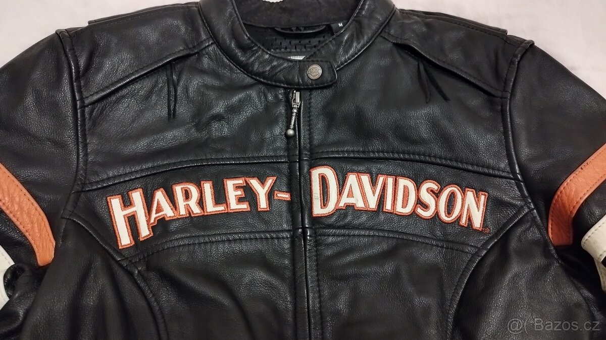 Harley Davidson kožená bunda dámská - 10