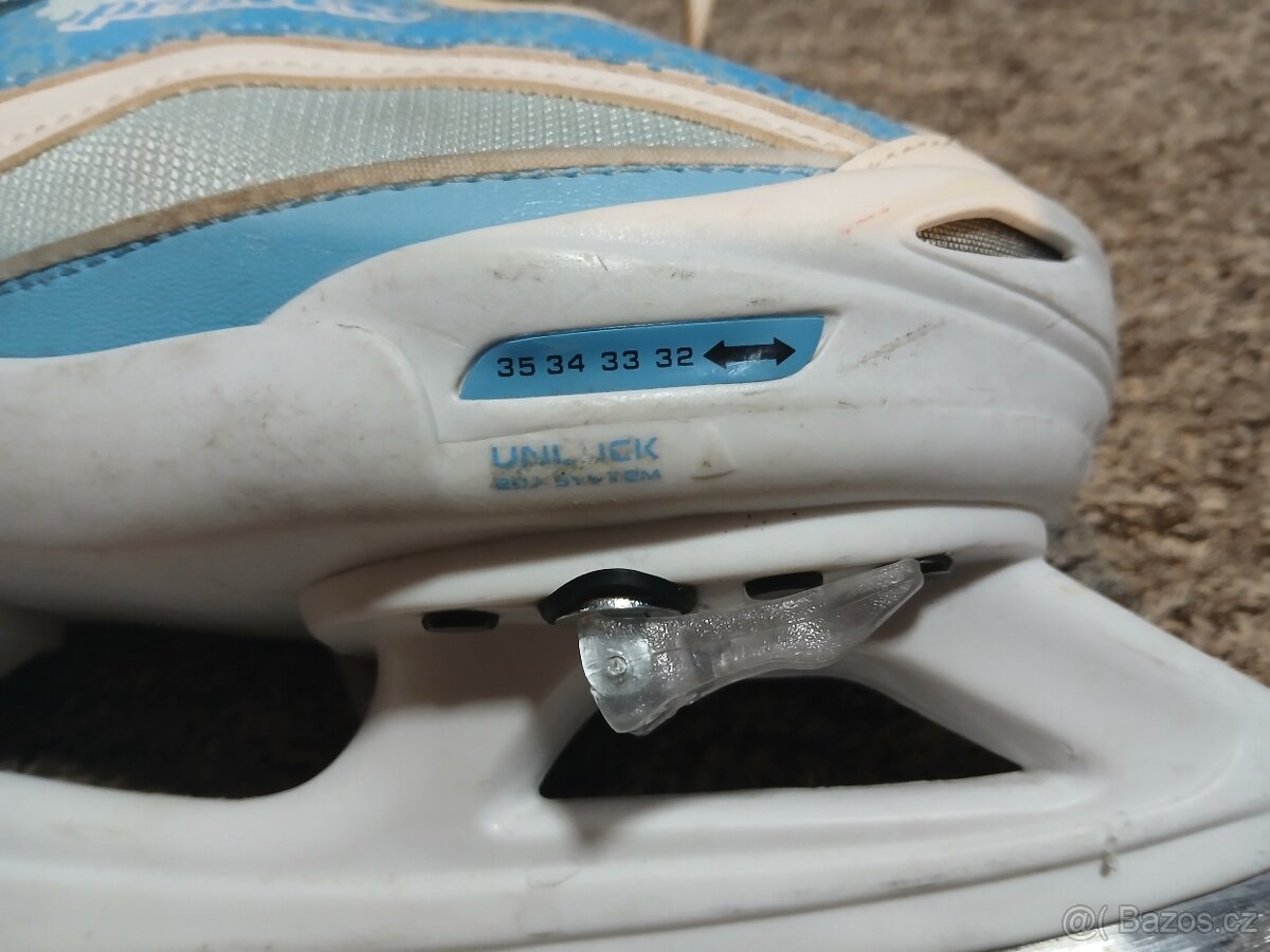 Dětské lední brusle s upravitelnou velikostí 32-35 - 10