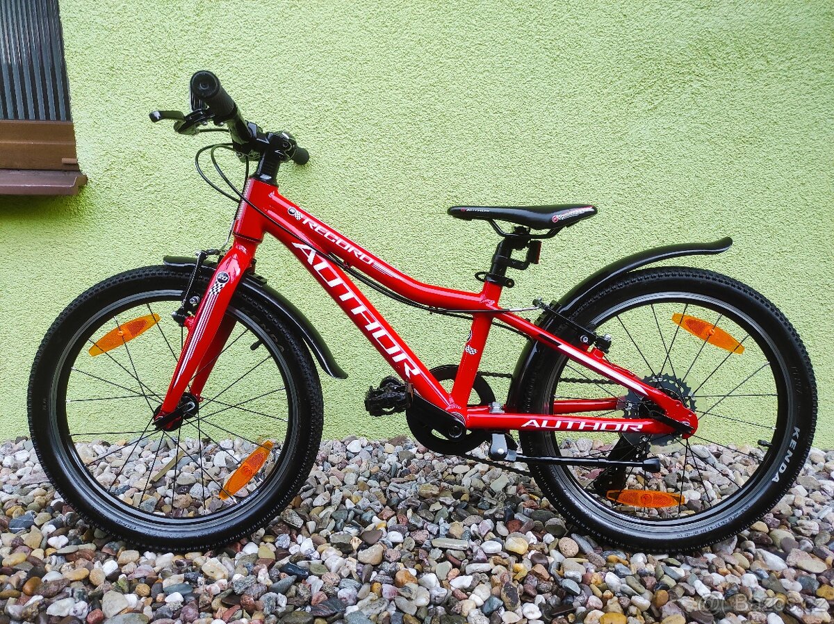 Značkové dětské kolo Author Record 20" (červená) - 10