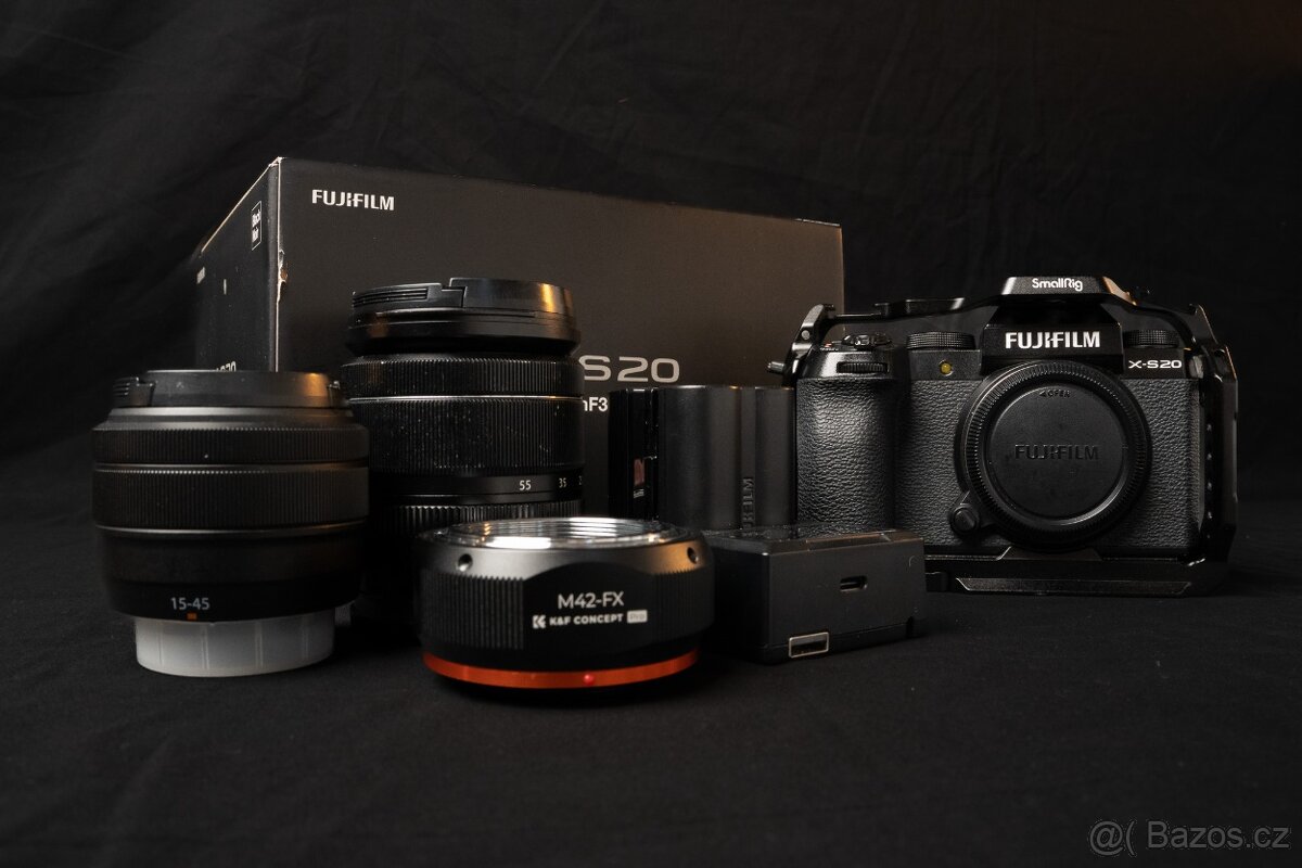 Fujifilm XS-20 + Objektivy + příslušenství - 10