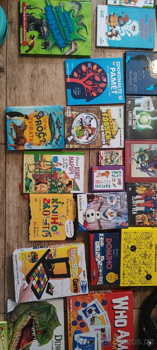 Knížky , hry , komiksy Marvel , puzzle pouze celek - 10