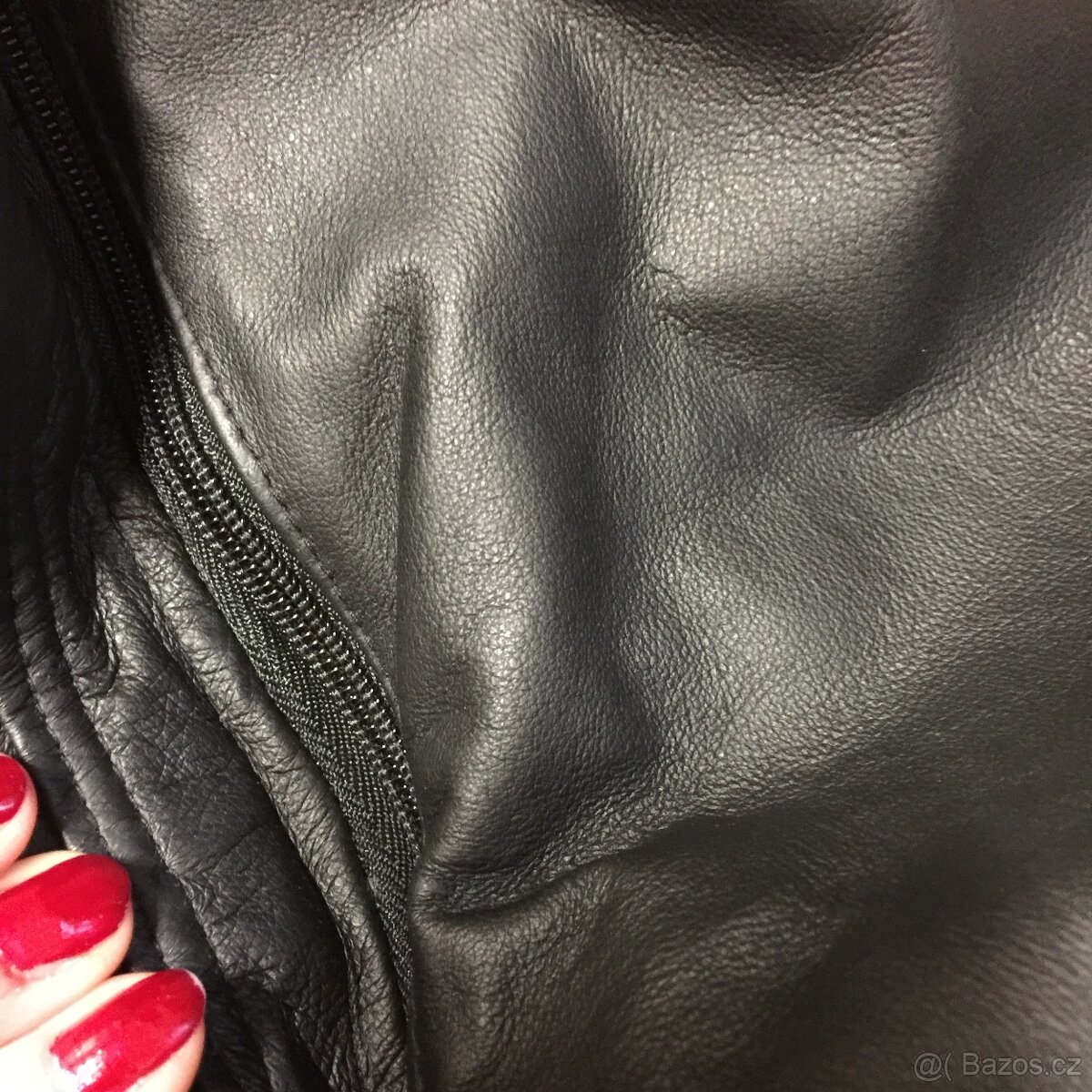 Retro bunda a vesta kožená nenošená luxusní Top stav - 10