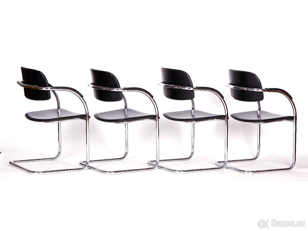 Chromované židle ve 100 % stavu, 6 kusů. - 10