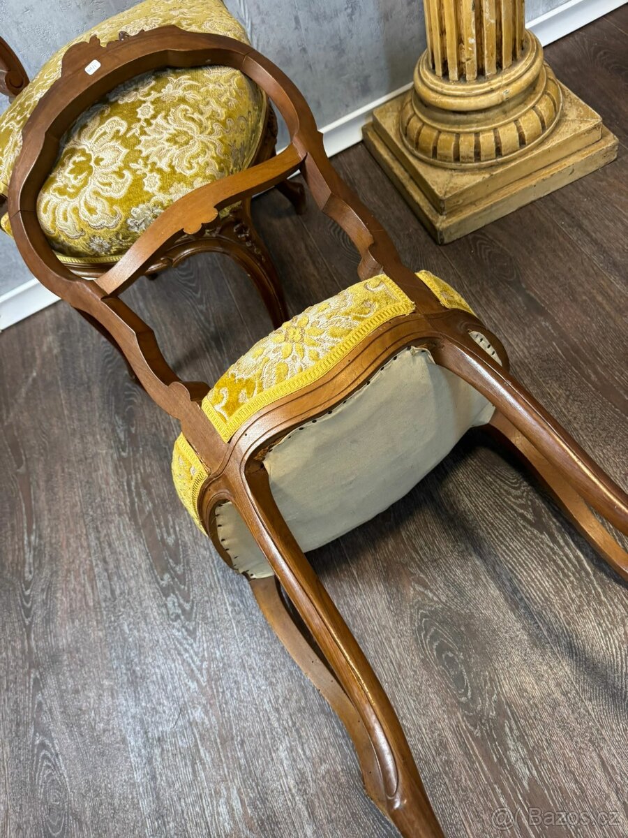 Starožitné čalouněné židle (142004) - 10