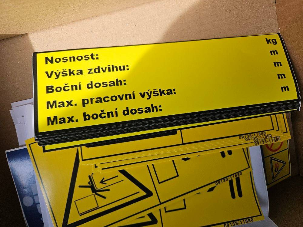 Bezpečnostní značení PZPP, volat - 10