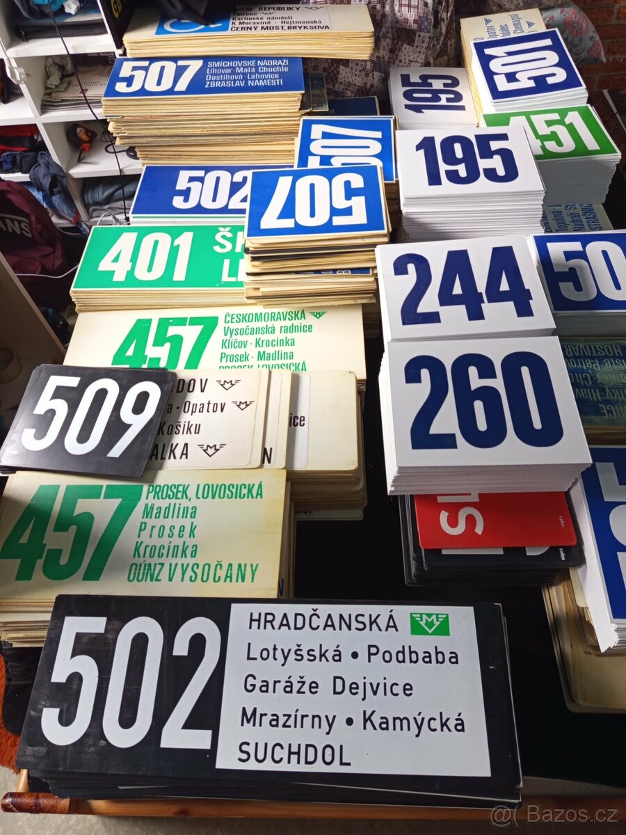CEDULE a SAMOLEPKY MHD PRAHA 1971-2000 - 10