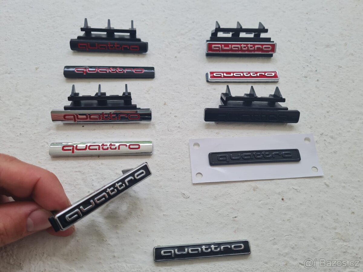 QUATTRO menší nápis do masky v rôznych farbách - 10