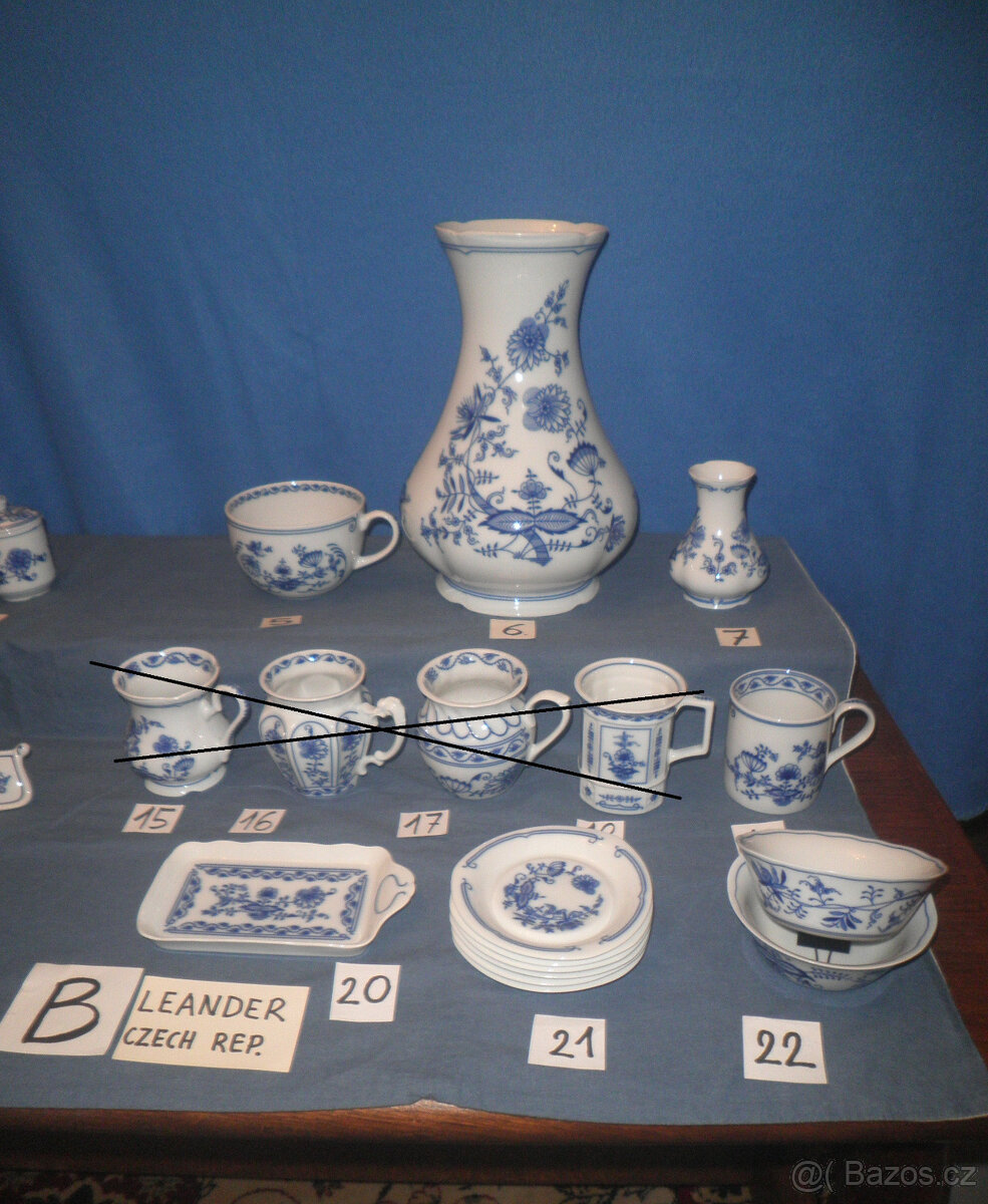 Cibulák porcelán - sbírka - 10