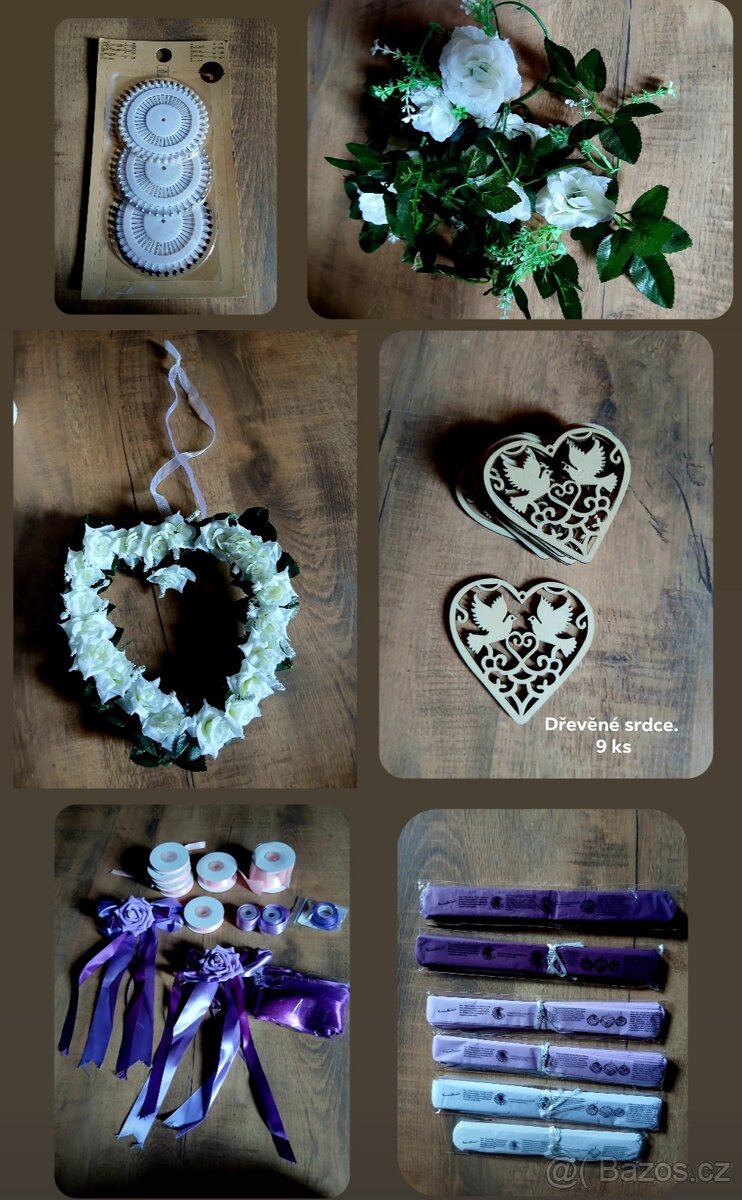 Svatební výzdoba (fialová) - 10