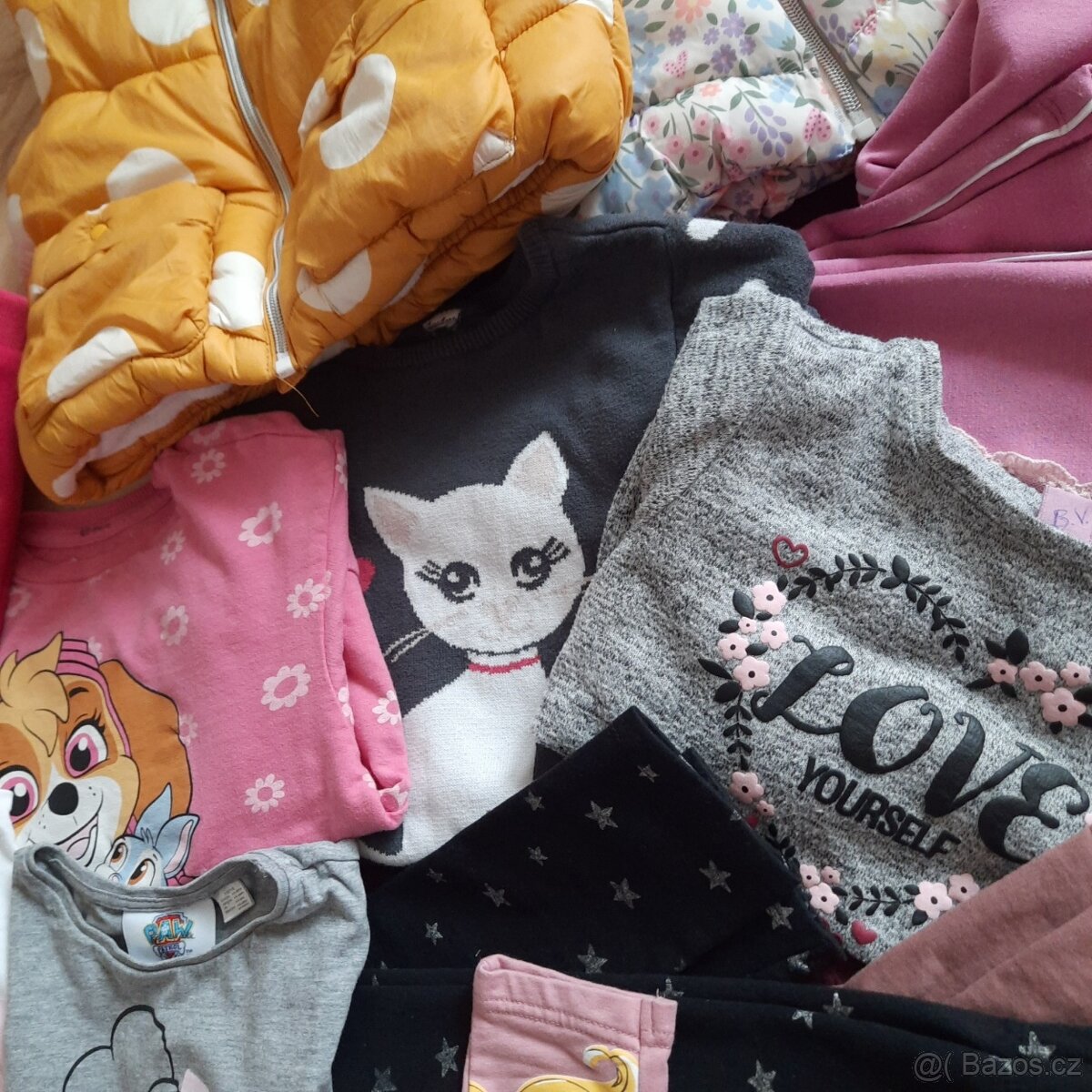 Dívčí balík do školky, vel.110/116, cca 33ks - 10