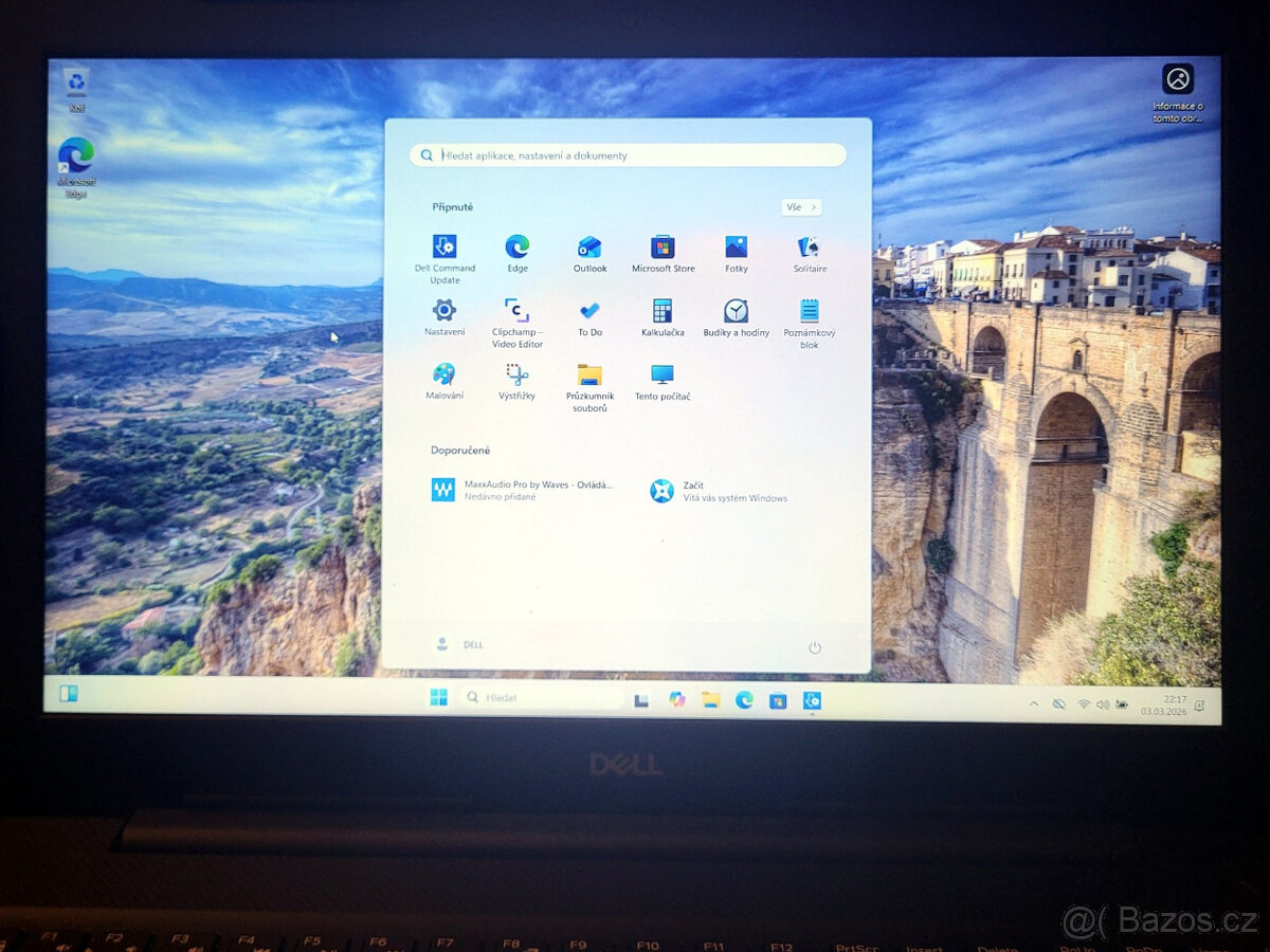 Notebook DELL Vostro 15,6", Intel i-5, Win 11 Pro, CZ - 10