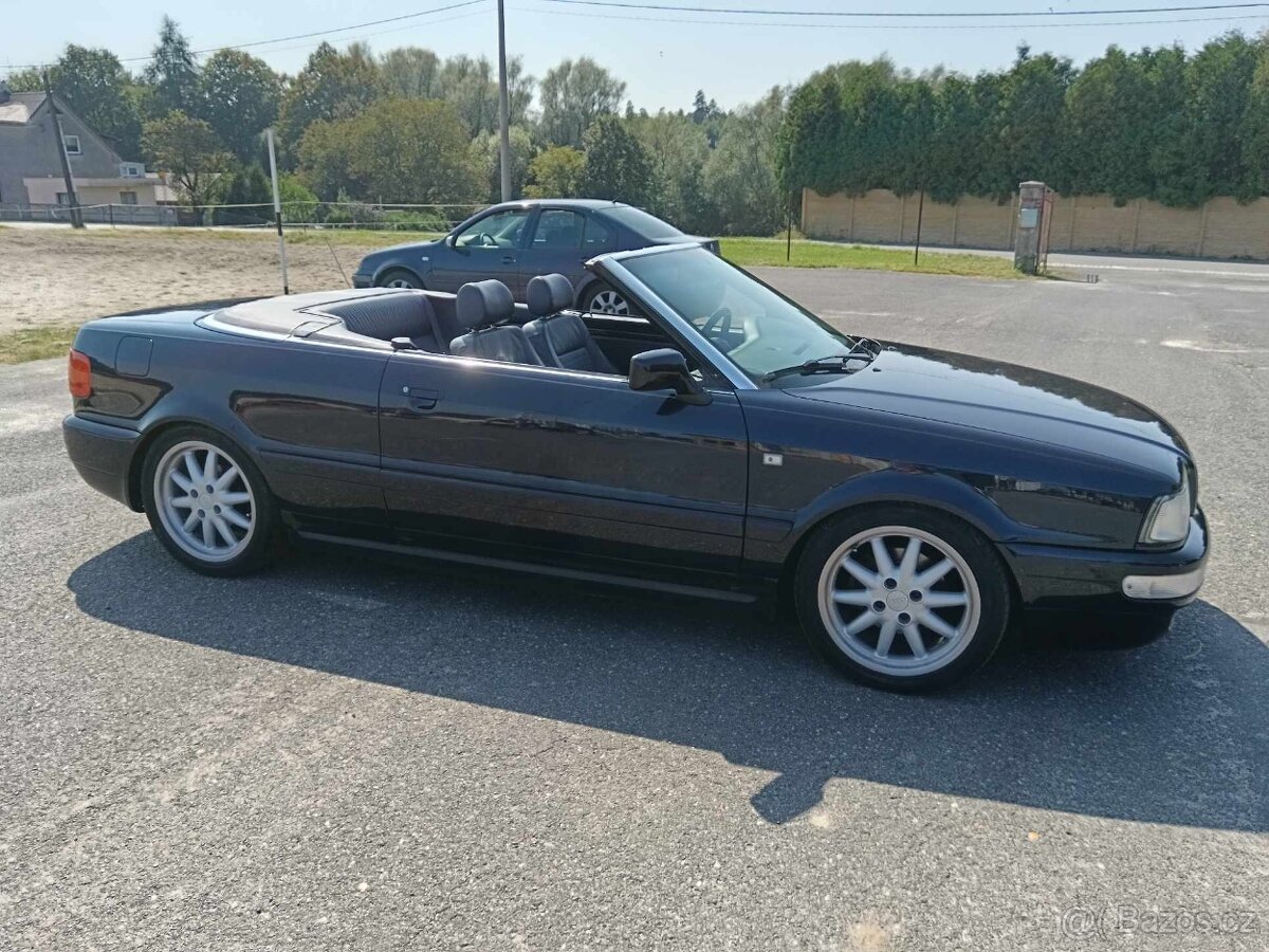 AUDI 80 CABRIO 2.6 V6 RESERVE blauwe editie/blue edition - 10