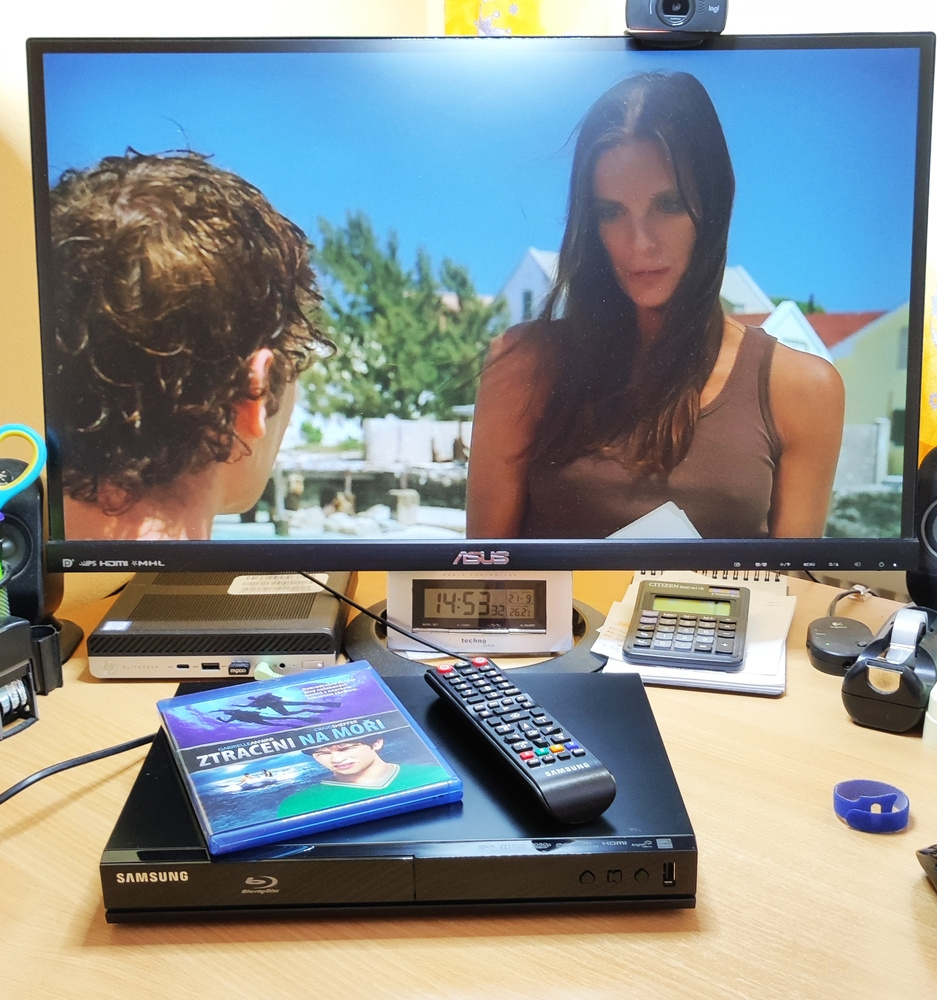 Blu-ray, DVD přehrávač SAMSUNG BD-J4500R - Super stav - 10