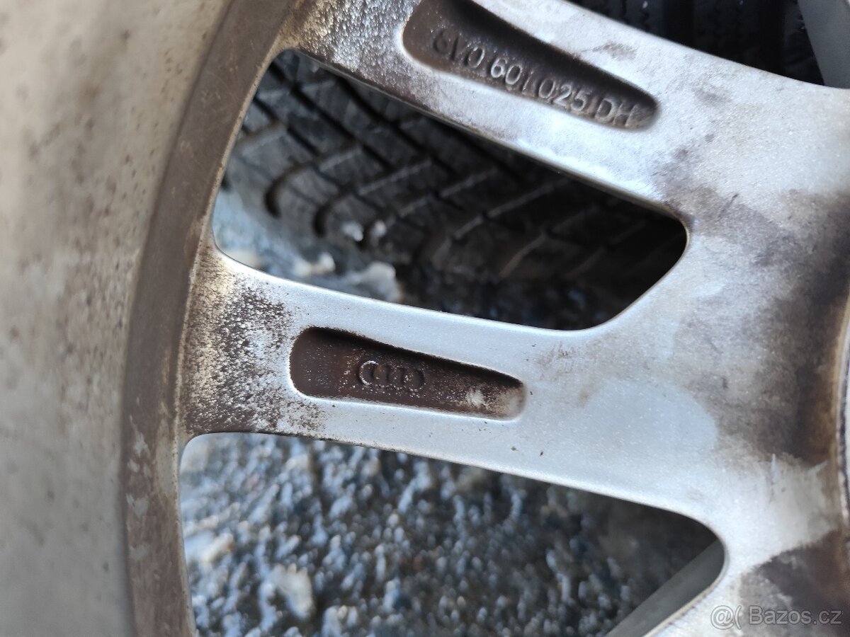 Alu 5 x 112, zimní pneu 205/50/17 - 10