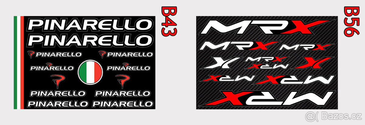 Polepy na kola Cannondale, RockShox, Trek, Merida, GT, Giant - 10